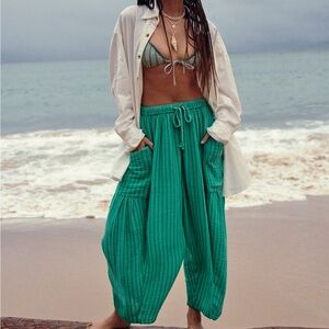 NWT Free People Quinn Striped Pants